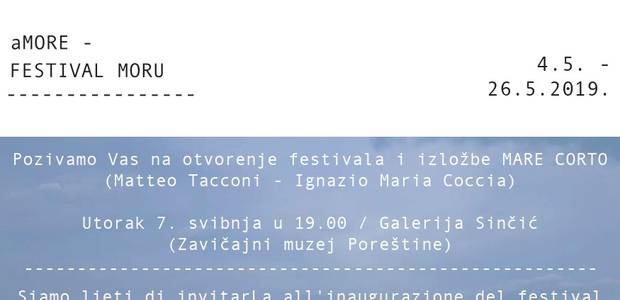 Otvorenje izložbe "Mare Corto" i festivala aMORE 7. svibnja